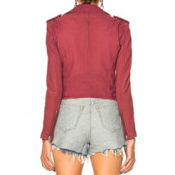 The Woman In The House Season Lisa Red Leather jacket